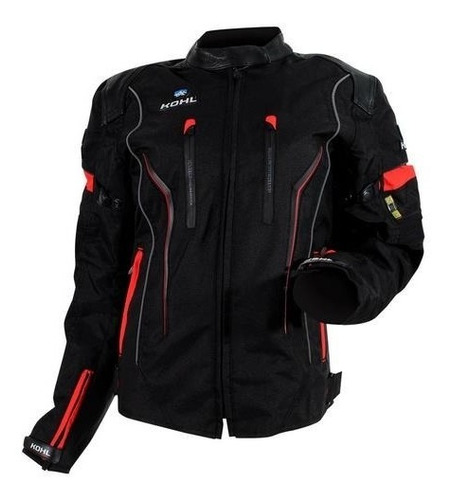 Chamarra Moto Deportiva Para Dama Kohl-419 Roja Mh&s