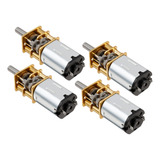 4x Micro Motor Dc N20 Com Caixa De Redução 12v 1000 Rpm