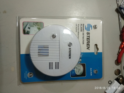 Sensor Detector Humo Inalambrico Alarma Casa Negocio 