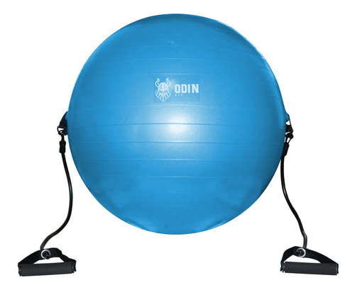 Bola De Ginástica Suíça 75cm Com Alças Puxador - Odin Fit