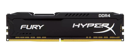 Memória Ram Hyperx Fury Preto 1 X 4gb 2400 Mhz Hx424c15fb/4