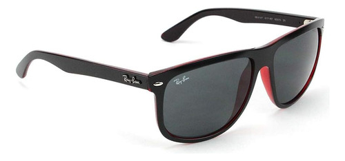 Gafas De Sol Ray-ban Rbs, Negro Mate Sobre Lentes Grises Tra