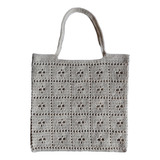 Bolso Playero Tejido Crochet Artesanal 