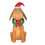 Inflable De Navidad El Grinch Perrito Max Dr Seuss 1.37m *sk