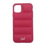 Funda Protectora Soul Puffer Flexible Para Motorola G82 Roja