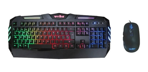 Combo Gamer: Teclado Y Mouse Con Luz Usb + Teclado Numérico