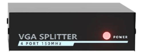 Adaptador Divisor De Vídeo 1x4 Vga Splitter 1080p 60 Hz 1 En
