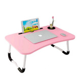 Mesa Para Cama Para Laptop De Servicio Plegable Rosa