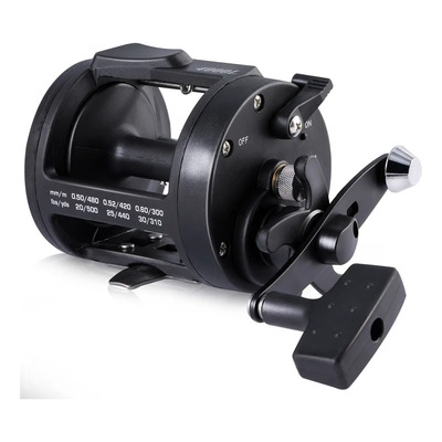 Carretilha De Pesca Pesada Marítima 3.8:1 Drag 20kg Série 4000 Direito Carretel 0.50mm\u002F480m Cor Preto Sougayilang | Parcelamento sem juros