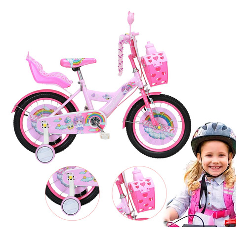 Bicicleta Infantil Roll 12 Ruedas De Colores