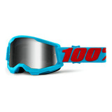 Montura 100% Strata 2 Lentes Espejada Para Motocross Downhill Fxm Summit, Color, Talla Única