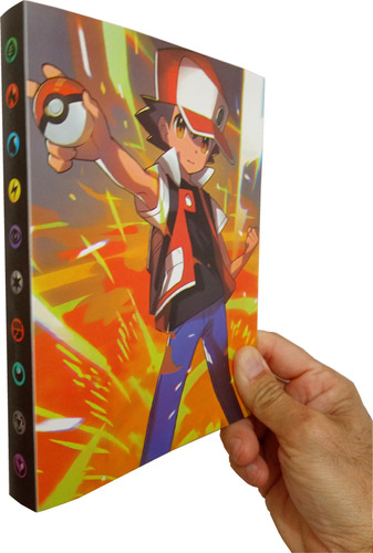 Álbum Pokémon Ash E Pikachu Para 240 Cartas 