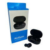 Fones De Ouvido Bluetooth Airdots Premium Cor Preto 