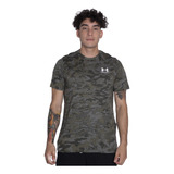 Remera Under Armour Abc Hombre Training Camuflado Verde