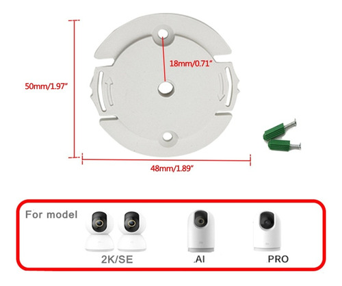 Suporte Base P/ Parede Ou Tripé Camera Wifi Segurança Tapo