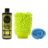 Kit Lavado Shampoo Hyperblack + Guante De Lavado+ Microfibra