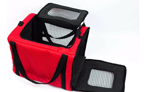 Bolso Transportador Impermeable Gato/perro Doble Puerta