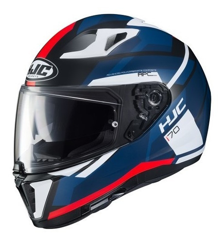 Casco Hjc I70 Elim Azul Y Rojo 58