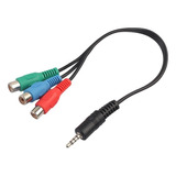 Cable Adaptador Audio Plug 3,5 Mm A 3rca Ypb Pr 