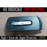 Hd Xbox 360 Fat Original 16gb - Funciona 100% - Xw06