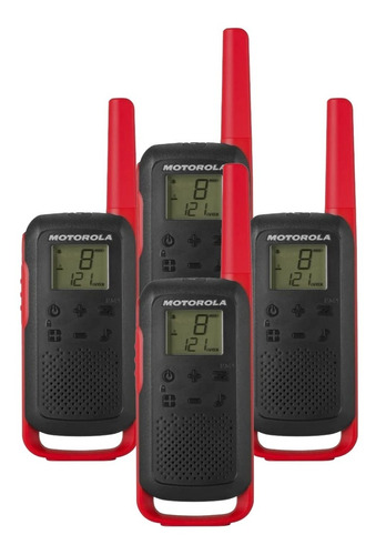 4 Radios Motorola Hasta 32km* 22 Ch Micro Usb T210 Vox Scan