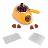 Maquina Para Fundir Chocolate Con Olla + Moldes + Accesorios