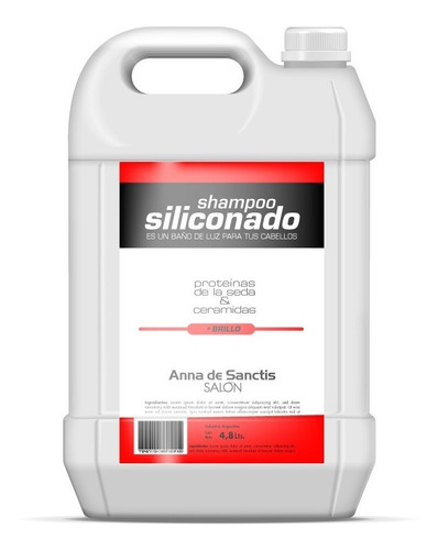 Shampoo Olio Anna De Sanctis Por 5 Litros Para Peluquería