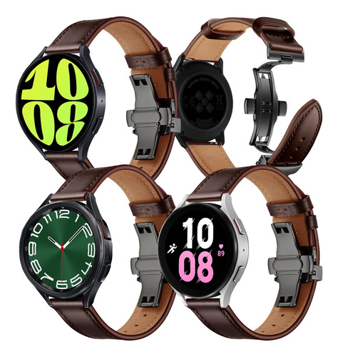 Correa Piel Para Samsung Galaxy Watch 6/5pro/5/4/3/active