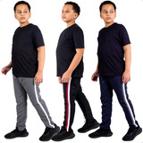 Kit 12 Calças Masculina Infantil Tactel Agasalho Inverno 271