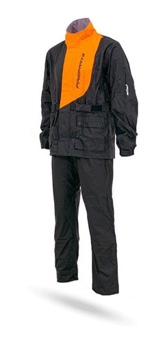 Impermeable Moto Cyclone Fire Parts Naranja