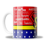 Taza De Ceramica, Super Mamá, Para Regalo, 11oz, Nueva