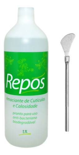 Kit Spa Dos Pés Repos - Amaciante 1,1l E Espátula 222
