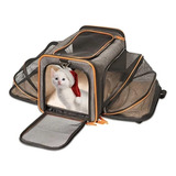 Transportadora Plegable De Viaje Para Perro Y Gato 