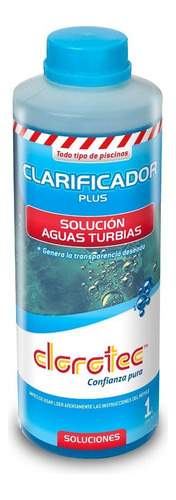 Clarificador Plus Fuerte Decantador Piletas Clorotec 1l Mm