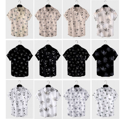 Camisa Floral / Florida Masculina  P A Xg  Promoção