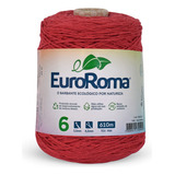 Barbante Euroroma 600g 610m Fio 6 - Escolha A Cor