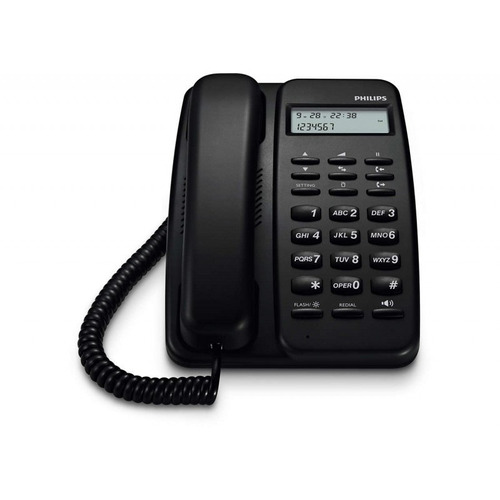 Telefono Fijo Philips C/identificador Y Manos Libres Crd150b