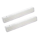 Kit  2 Luminárias De Emergência 60 Leds Elgin