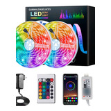 Tira Led Rgb Control Wifi  10mts Control Google Home Y Alexa