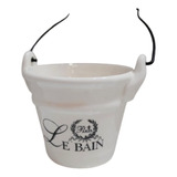 Balde Deco Porcelana Le Bain Blanca - Ottone