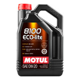 Aceite Motor Auto Motul 8100 0w20 Ecolite Dexos1 5l