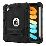 Funda Resistente Para iPad Mini Gen 6 De 8.3 In Color Negro