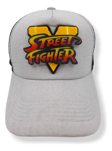 Gorra Street Fighter Con Aplique En 3d Videojuego