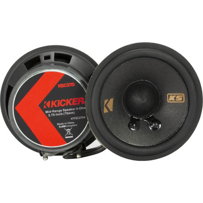 Bocinas Kicker 47ksc2704 Ksc270 2-3\u002F4 Pulgadas 150w Max Color Negro | Meses sin interés