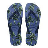 Chinelo Masculino Havaianas Aloha Estampa Tropical Folhagem