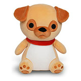 Peluche De Animales - Avocatt Brown Pug Dog Plush - 10 Pulga