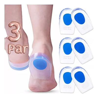 3 Pares Plantillas Elevadoras De Gel Suave Autoadhesivas Para Zapatillas Deportivas Antideslizantes Incremento De Altura Invisible Cómodas Amortiguadoras Uso Unisex | MercadoLibre