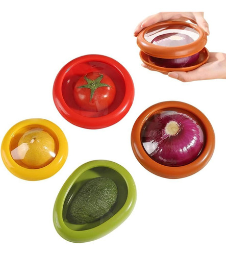 O Juego De 4 Moldes De Silicona Para Frutas Y Verduras Para