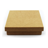 Caixa Tampa Sapato Carmind Mdf - Madeira Crua 15x15