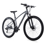 Bicicleta Benotto Montaña Fs-950 R29 27v Aluminio Color Gris Claro